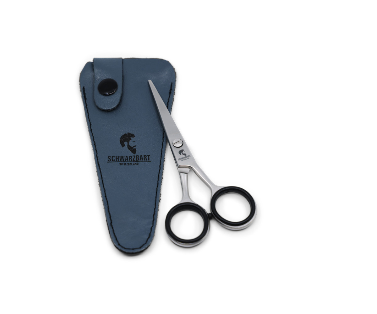 Bartschere mit Leder-Etui 4.5 Zoll Bartschere mit Leder-Etui 4.5 Zoll