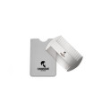 Bartkamm zweiseitig aus Metall mit Echt-Leder-Etui Grösse: 101x60mm Bartkamm zweiseitig aus Metall mit Echt-Leder-Etui Grösse: 101x60mm